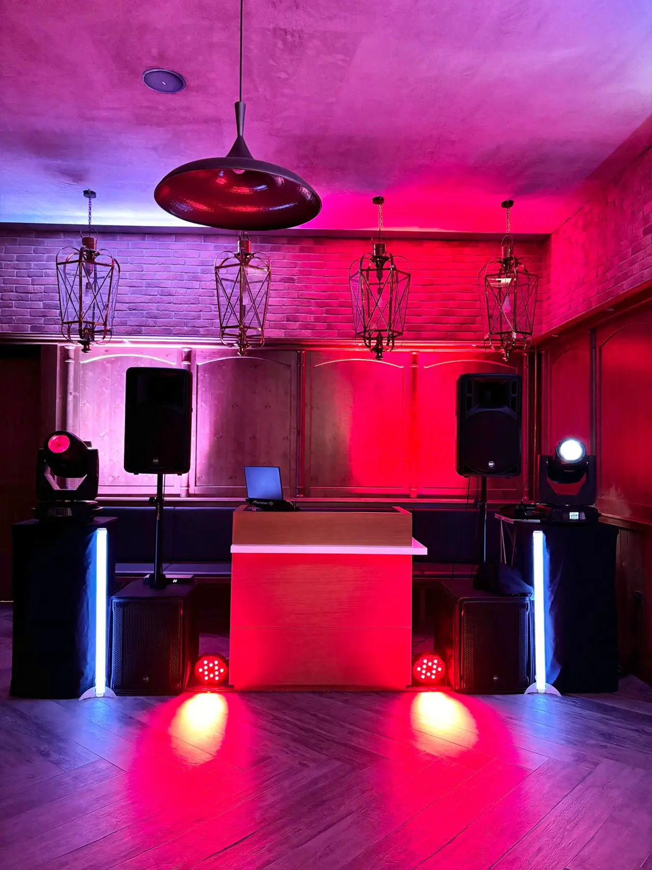 DJ desk.