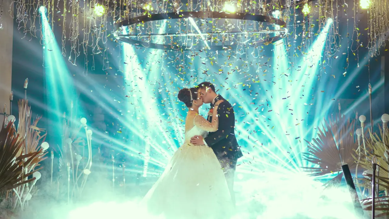 Couple's first dance